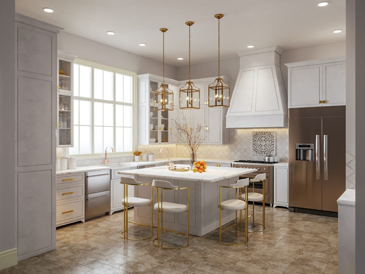 Luxury interior design - a kitchen must inspire, by Decorilla designer Sarah M