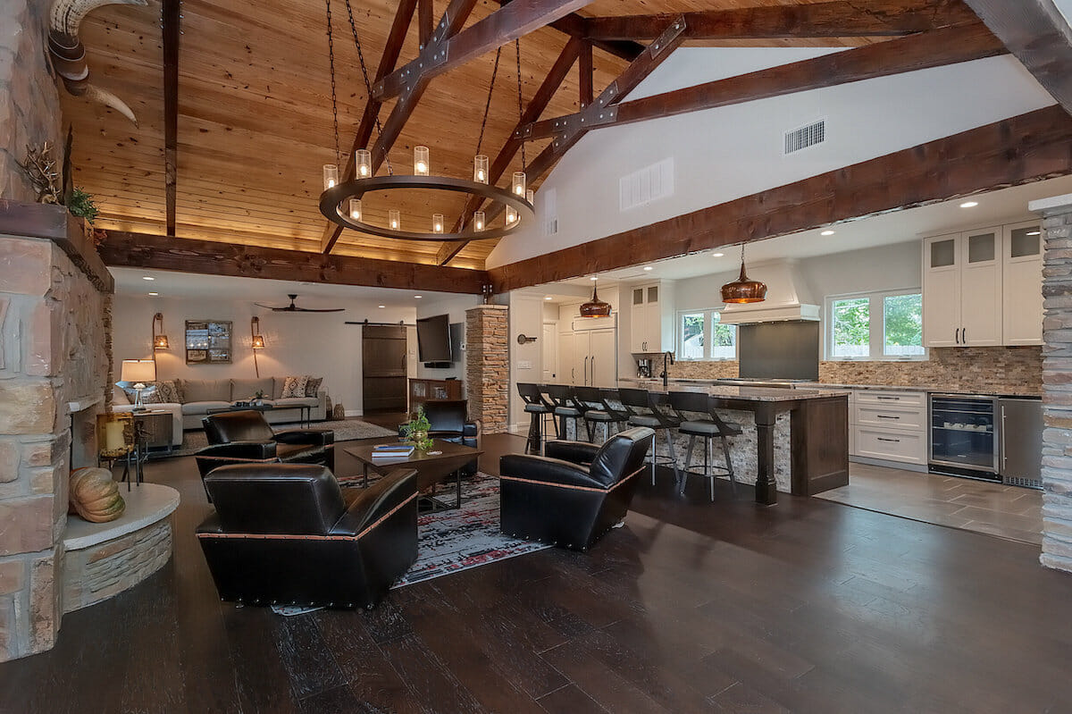 Design d'intérieur rustique moderne austin tx par niveau supérieur