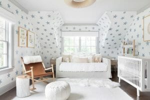Cozy Scandinavian Child Nursery Decor photo