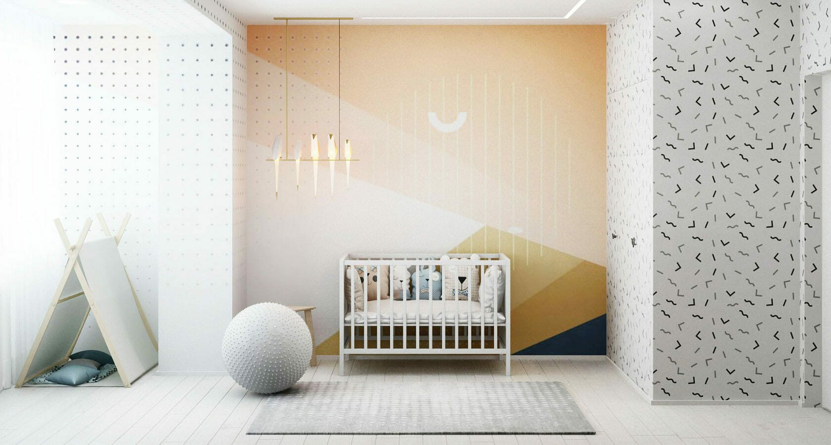 Scandinavian nursery decor by Margaryta S