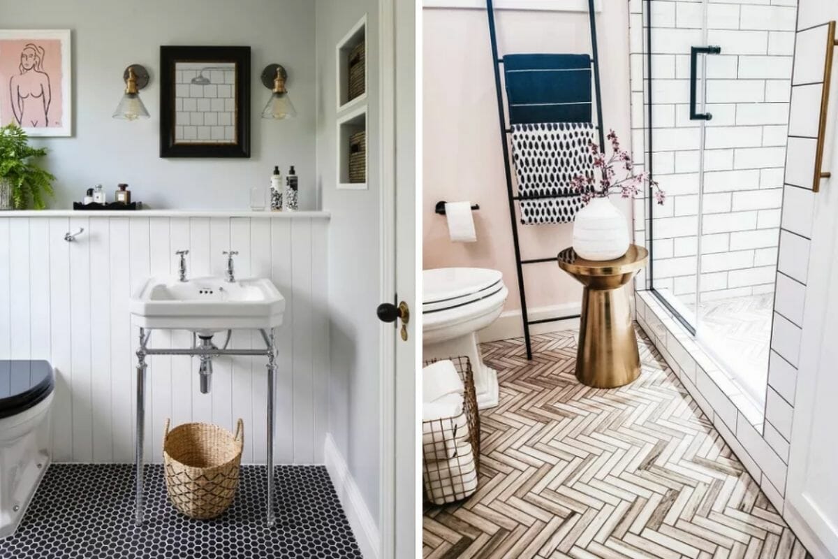 14 Small Bathroom Floor Ideas From Designers