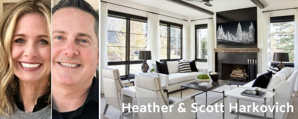 Meilleurs designers d'intérieur d'Austin Scott & Heather Harkovich