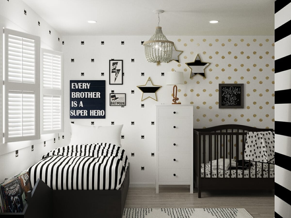 Kids Interior Design for a Shared Room Hannah D