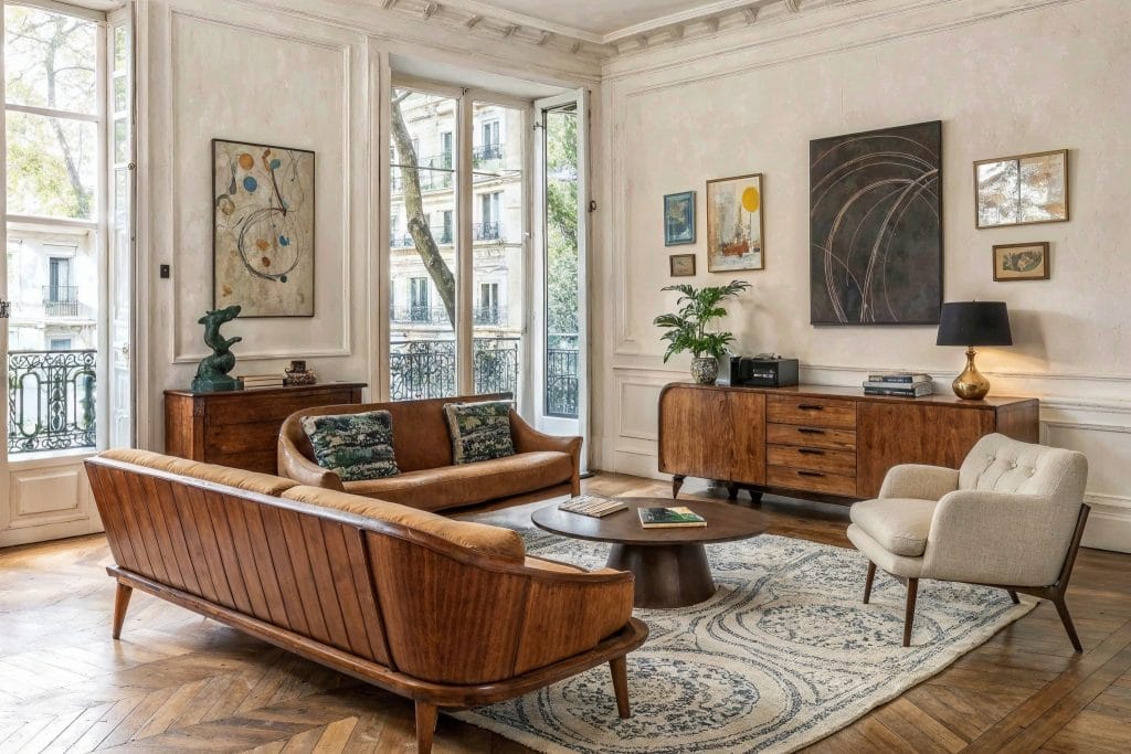 NYC loft interior with vintage elements, by Decorilla