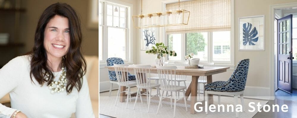 Interior decorator in Philadelphia, Genna Stone's nautical dining room