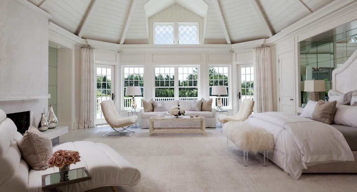 Luxury master bedroom design by Decorilla designer Tammy M