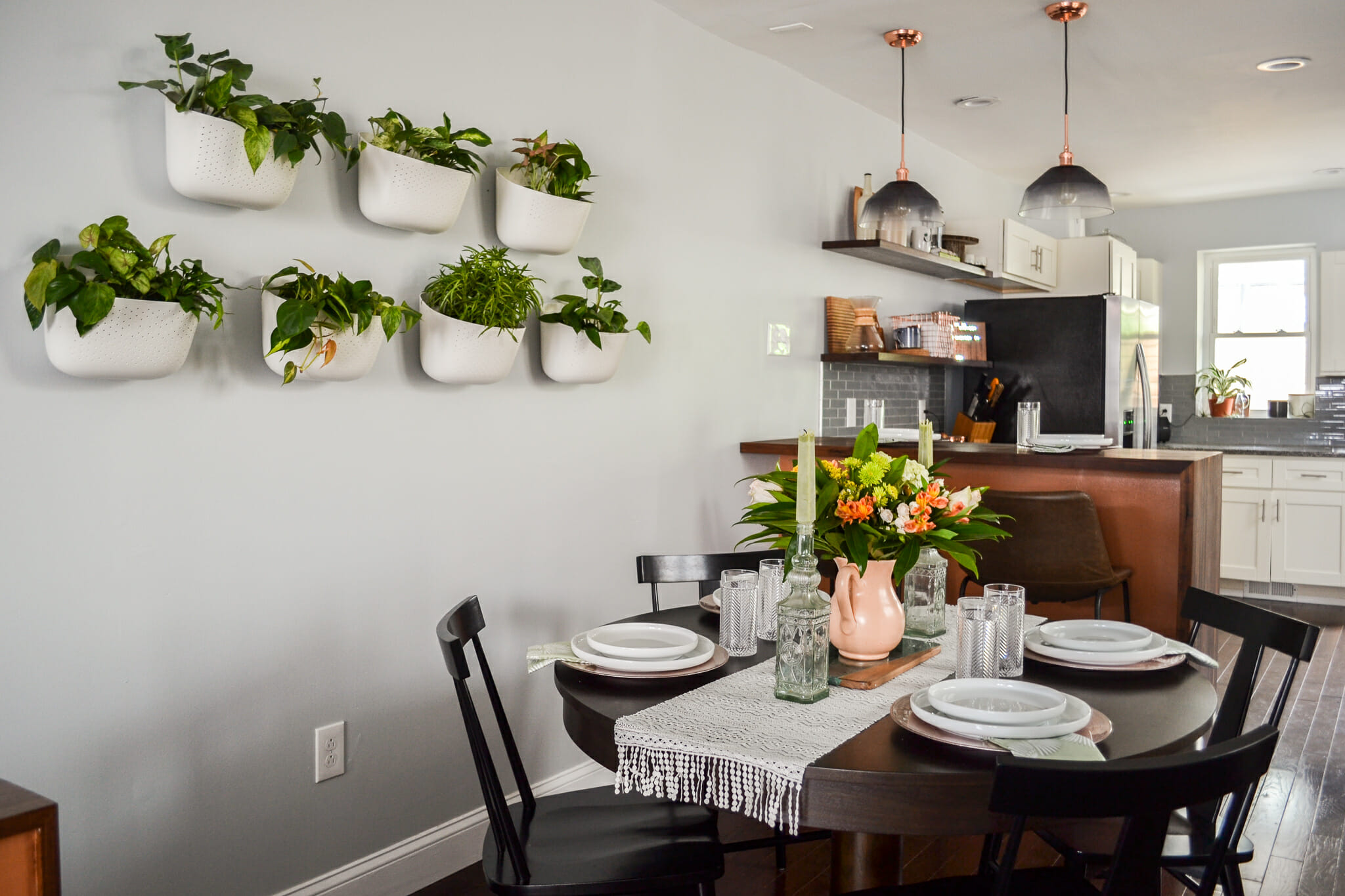 Open kitchen and dining by top philadelphia interior designer Johanna A.