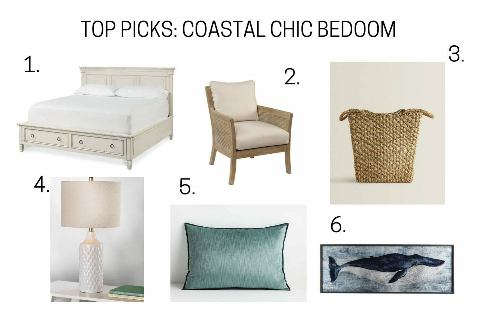 Before and After: Coastal Chic Bedroom Sanctuary - Decorilla Online