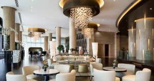commercial interior design hotel lobby
