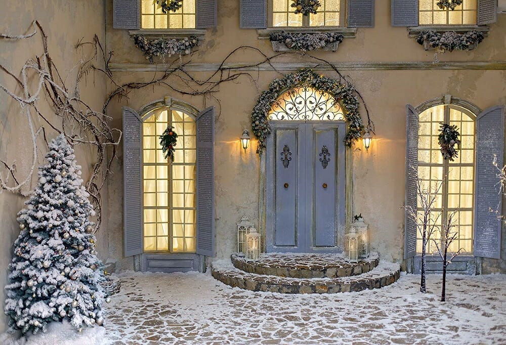 Elegant Christmas door decorations