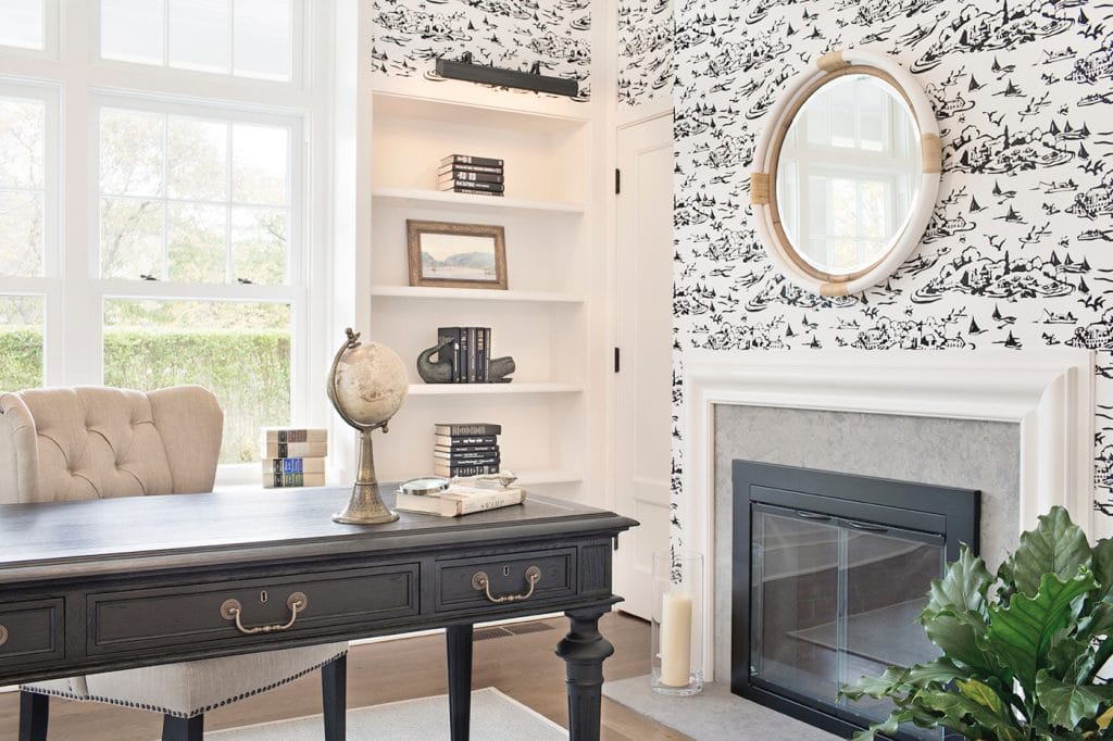 Home office by Decorilla designer, Peter C.