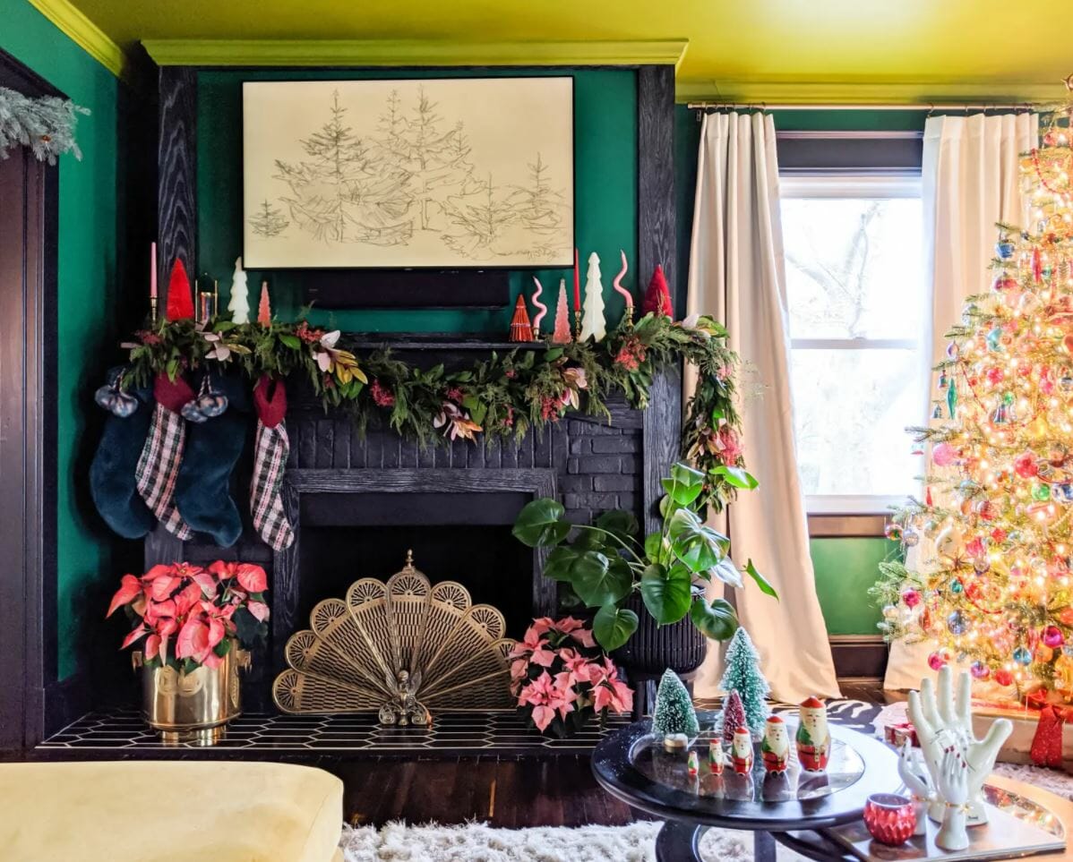 How to decorate for Christmas in a maximalist style