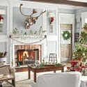 How to decorate for Christmas with chic ornaments in a living room