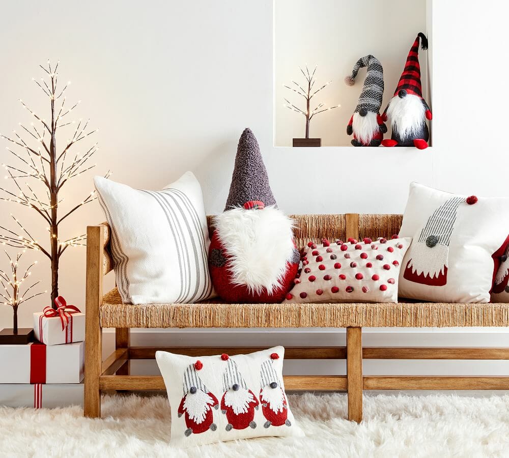 How to decorate for christmas with festive cushions PB