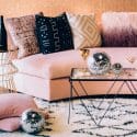 Luxe new year's eve decoration ideas with disco balls for a living room