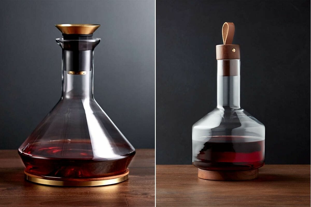 Master glassware decanters as gifts for interior design lovers