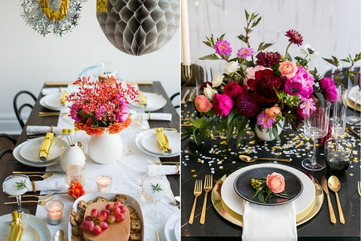 New Year decoration ideas for beautiful tablescapes