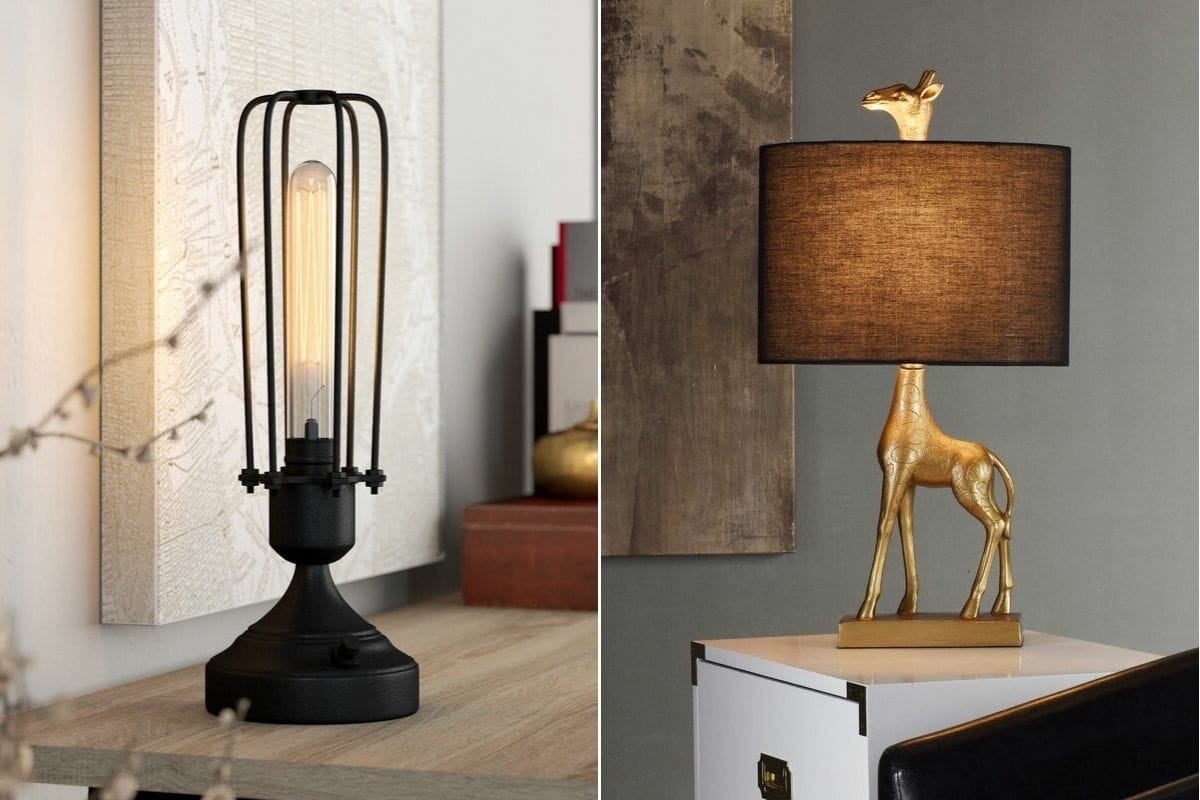Statement table lamps for interior design presents