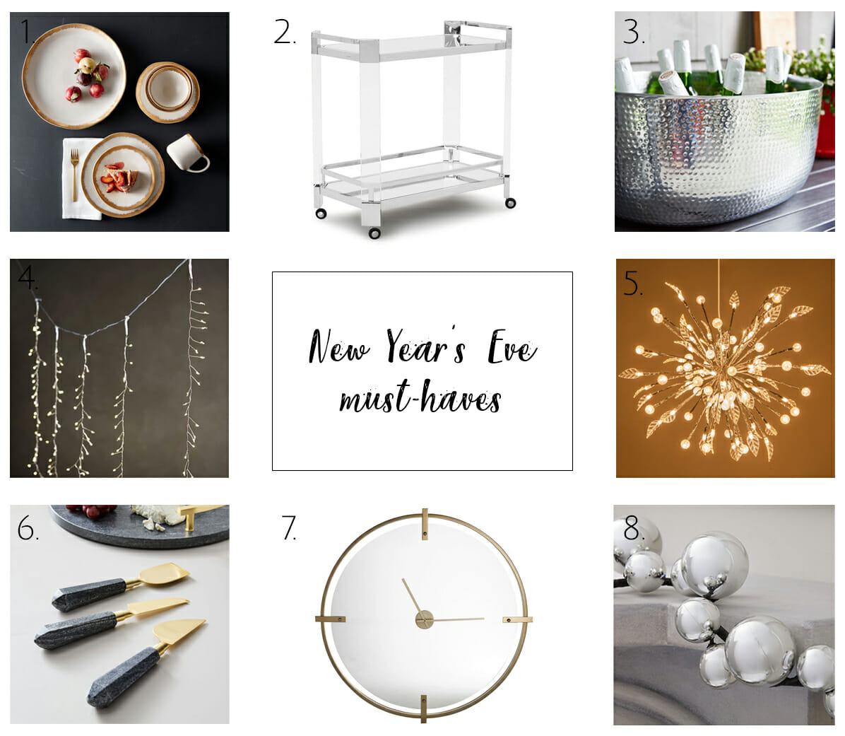Top picks to decorate for New Year's Eve