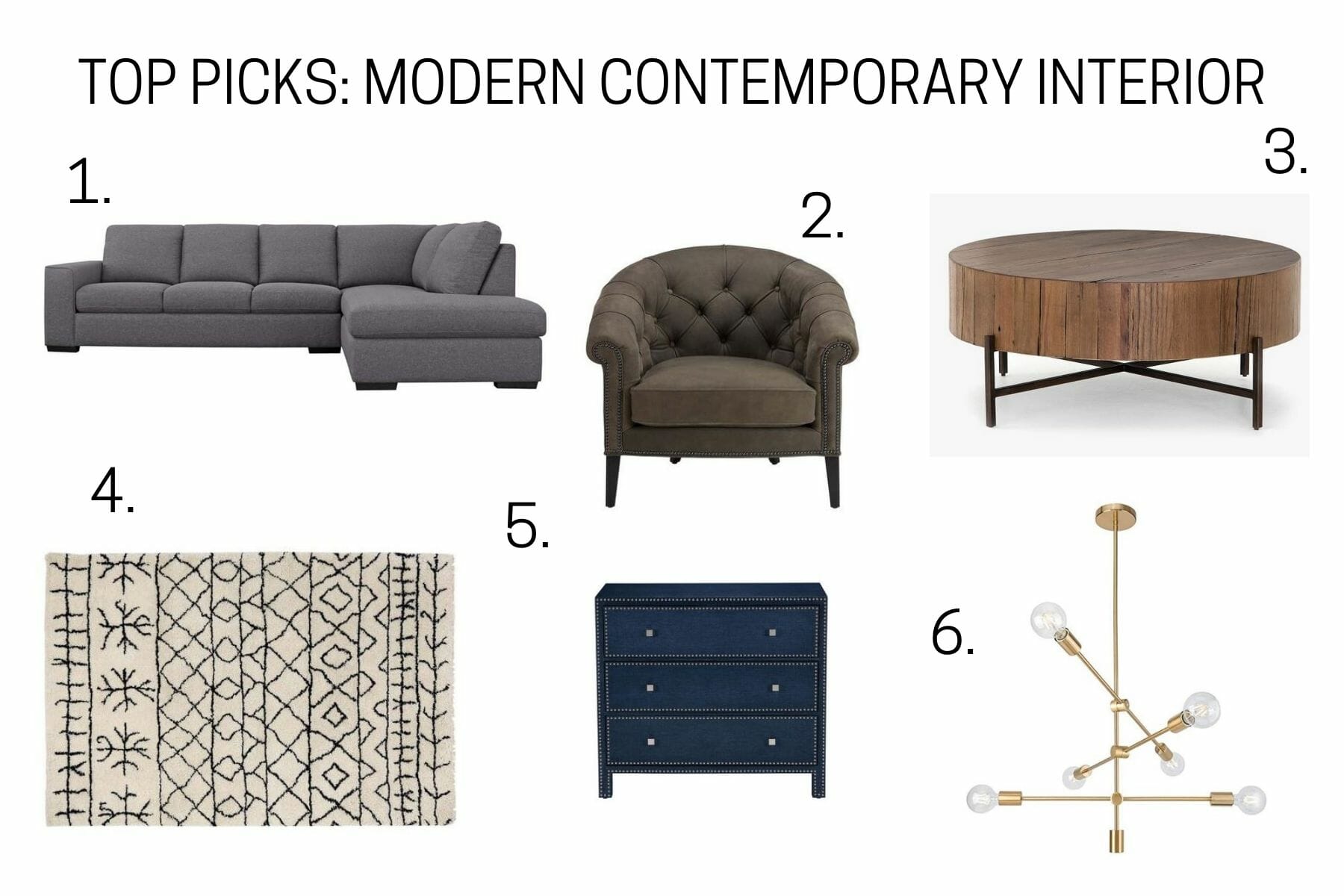 top picks modern contemporary interior design