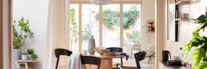 Bright and airy dining space design trends 2021