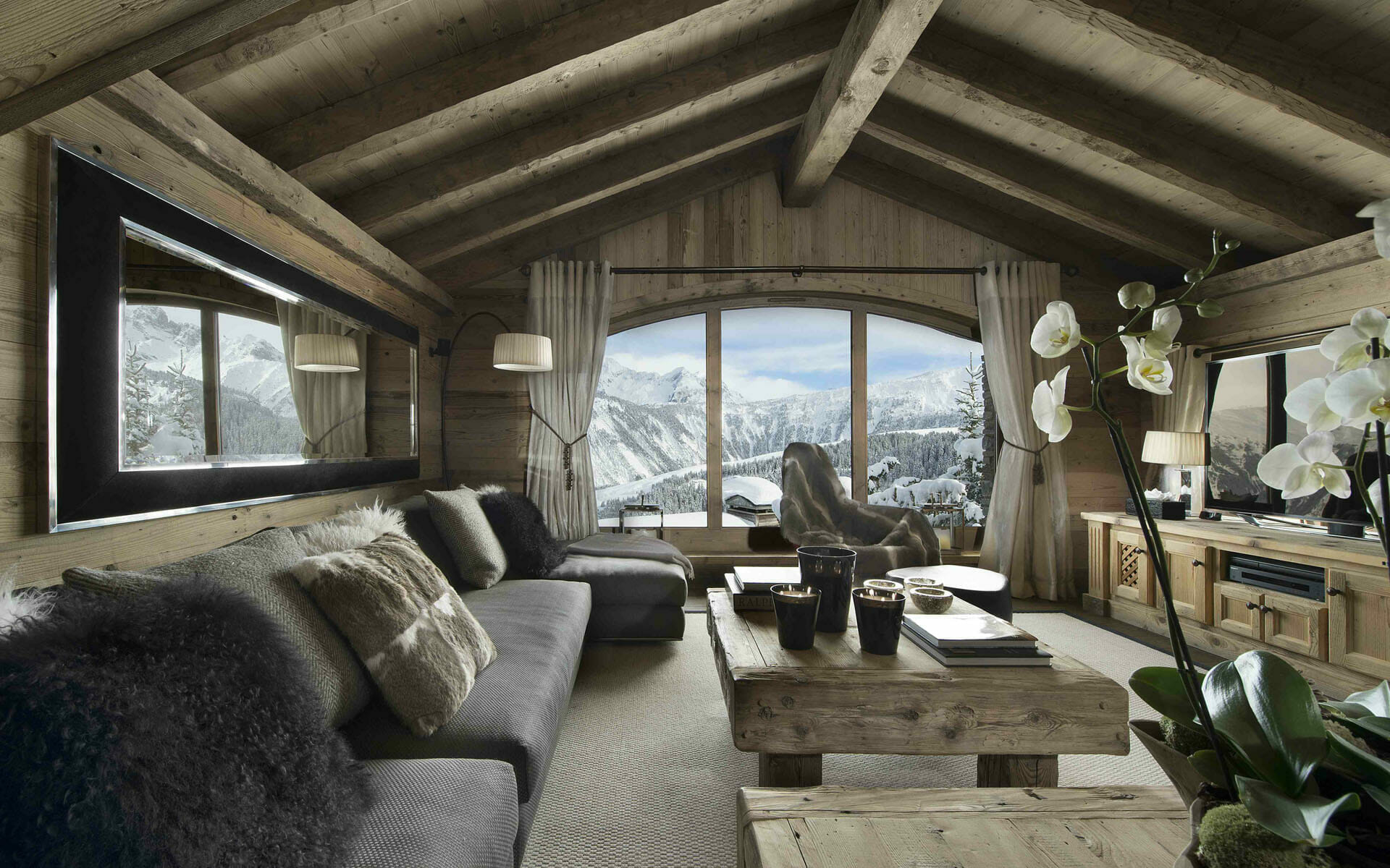 Cozy cabin winter home decor