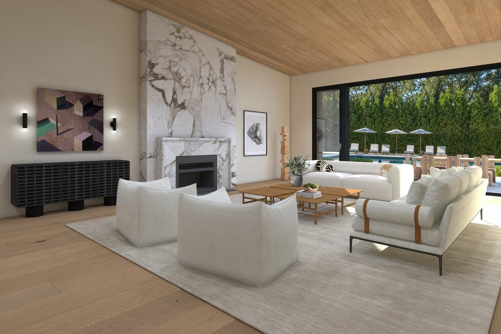 Living room by San Francisco interior designer Sarah L.