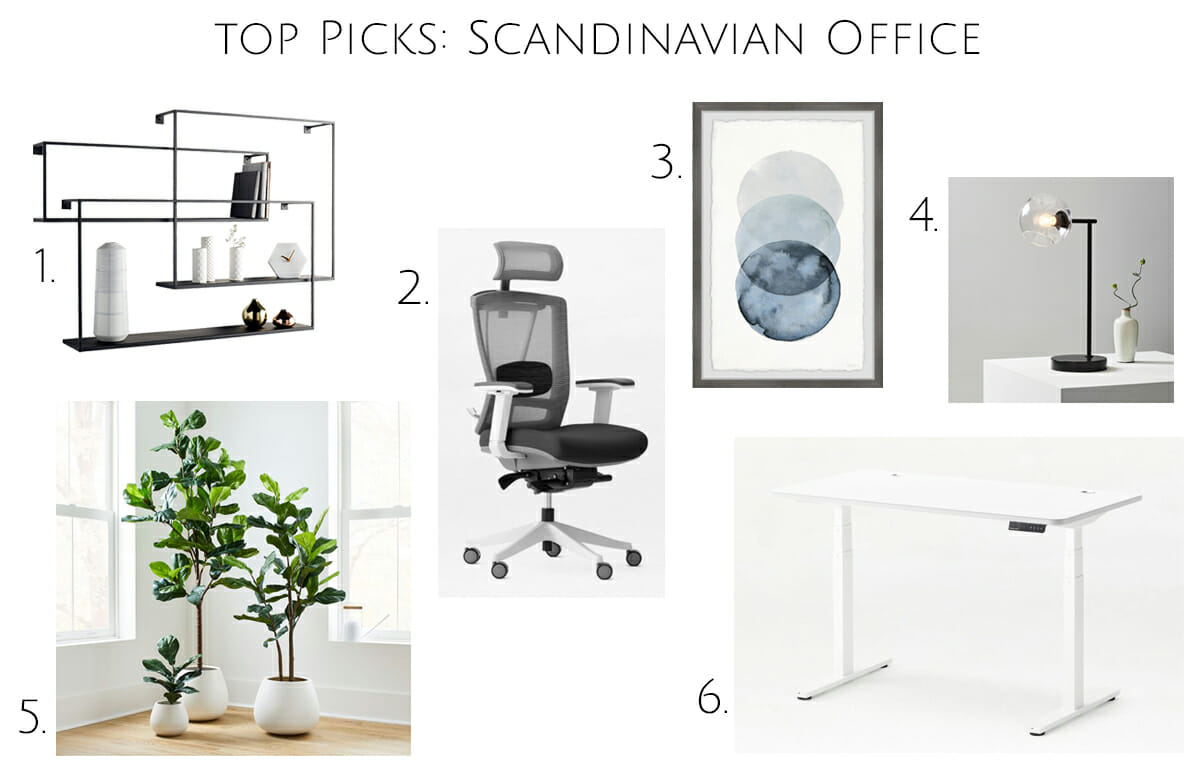 Top picks for a Scandinavian office interior design