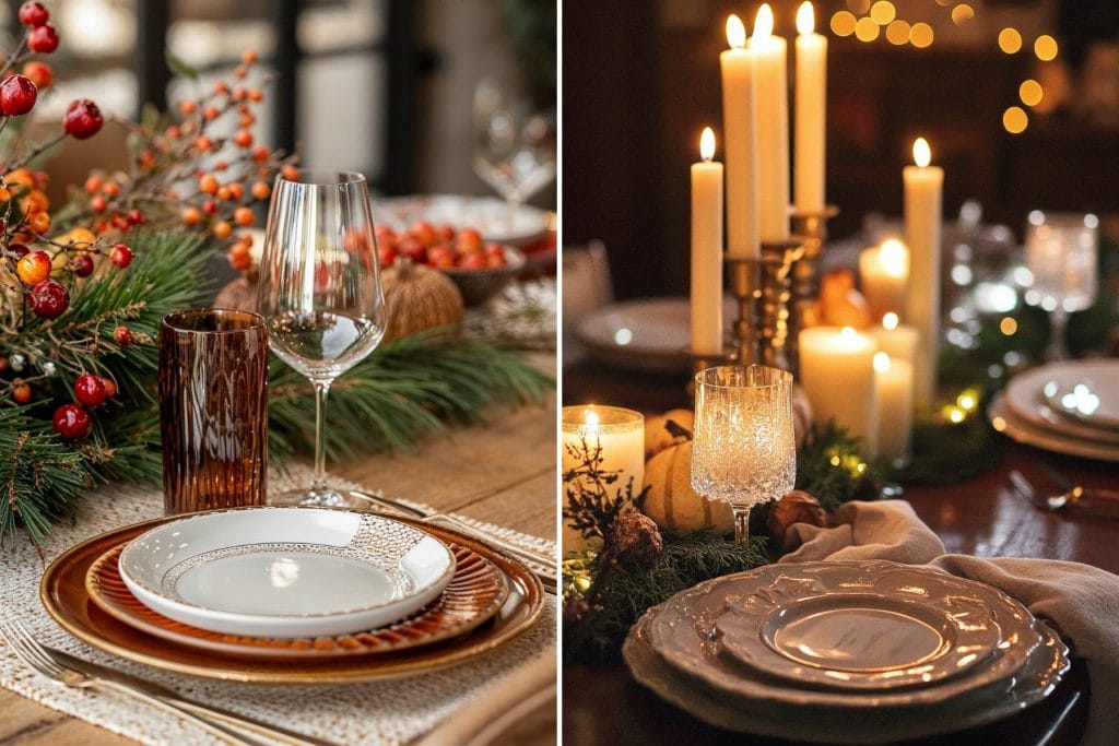 Winter centerpiece and table decor ideas by Decorilla