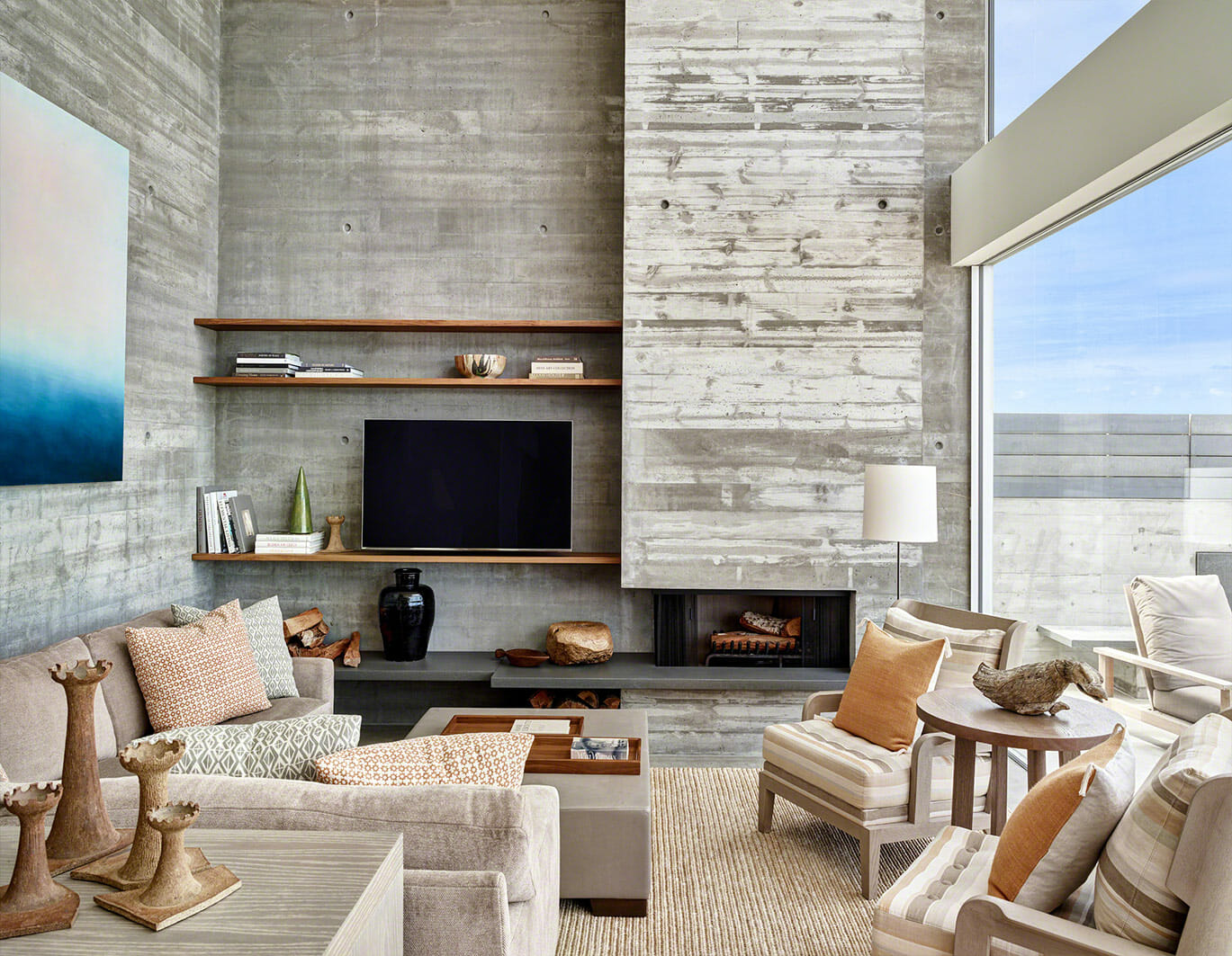 David Miller best interior designer Phoenix Modern Living Room Design