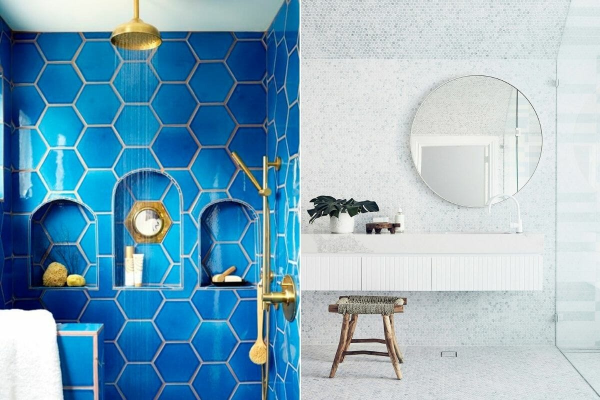 grout color for bathroom tiles