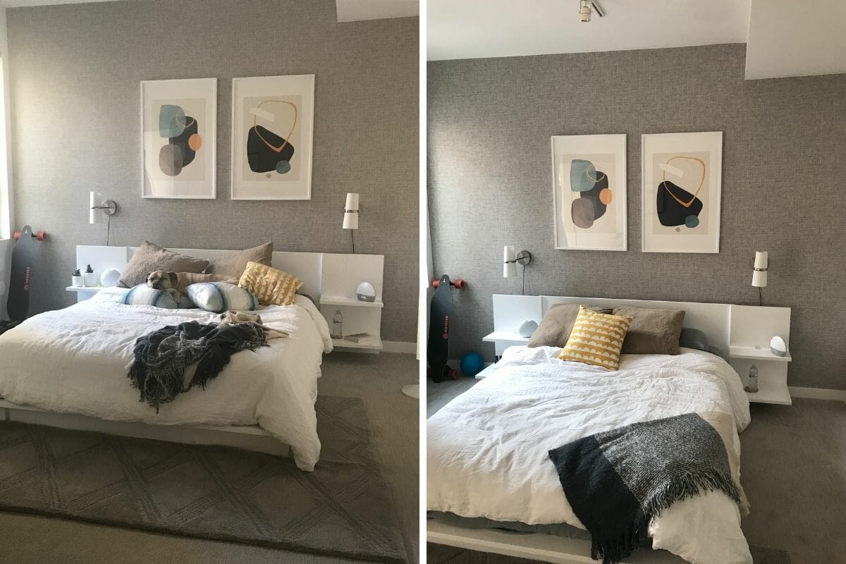 Cozy mens bedroom interior design results