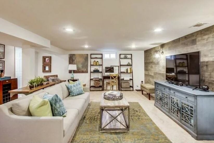 Family-centered living room by Kimberly Johnson Columbus interior design