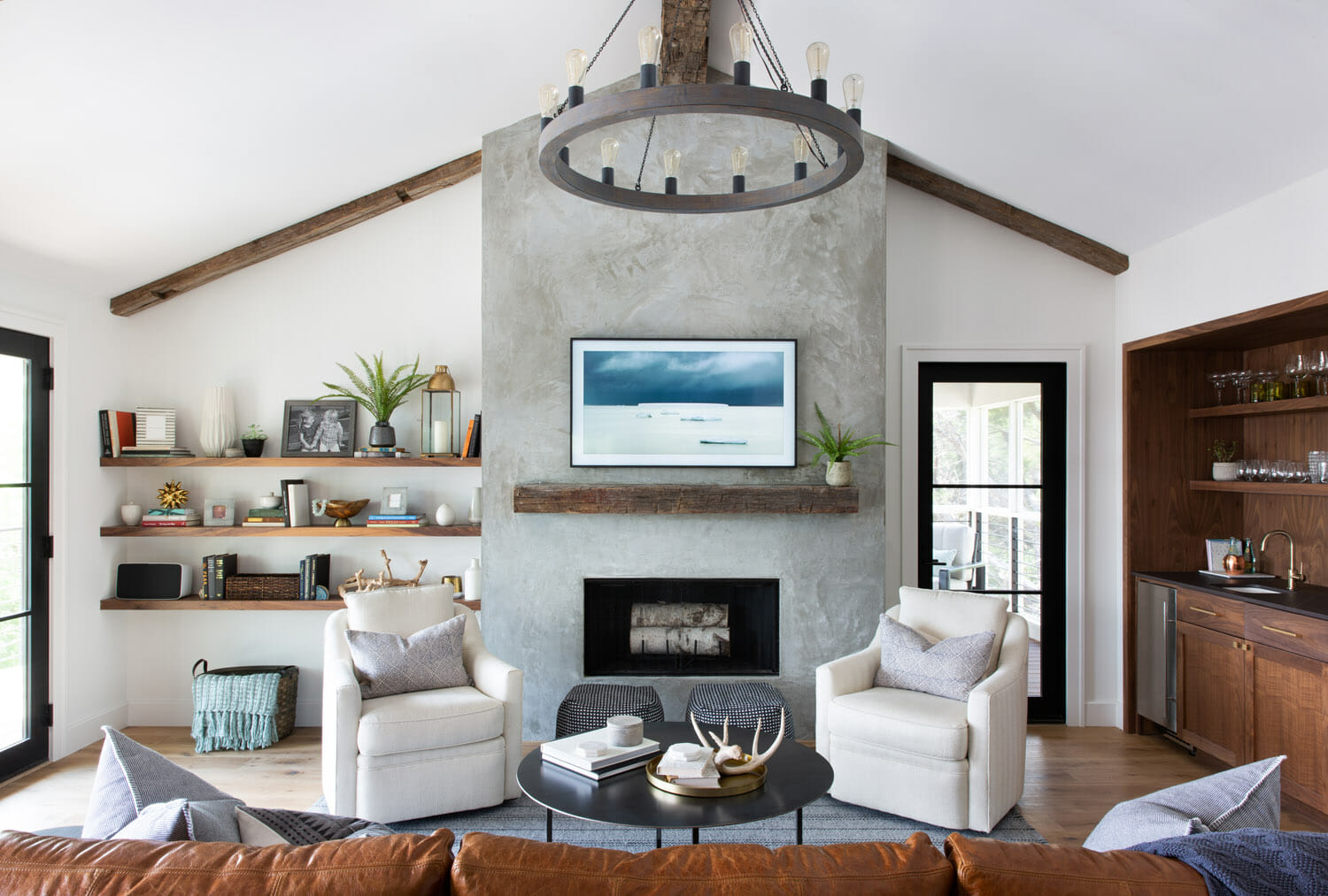 Gorgeous modern farmhouse decor for living room
