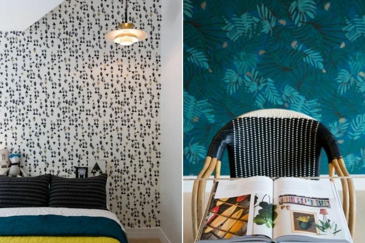 Eclectic decor and wallpaper by Sara S