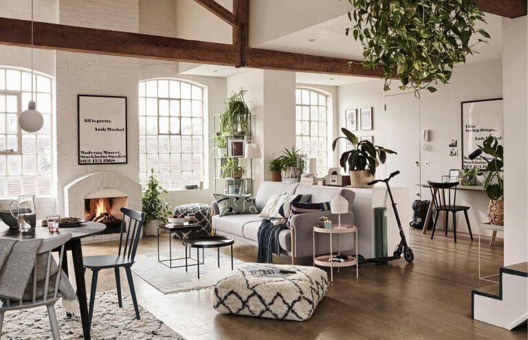 Before & After: Mid-Century Eclectic Living Room & Dining - Decorilla ...