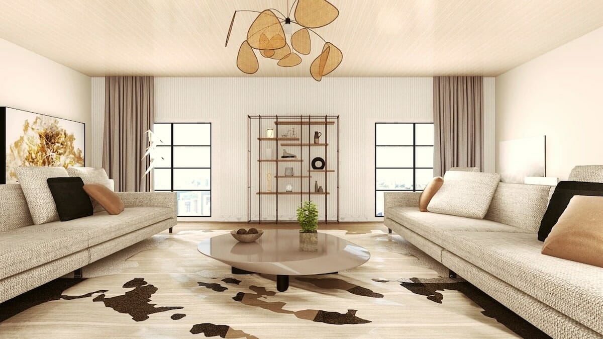 Luxe lounge area by interior decorator silicon valley mini g 2