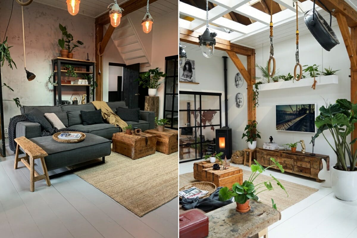 Thiết kế industrial boho decor Những gợi ý thú vị cho không gian của bạn