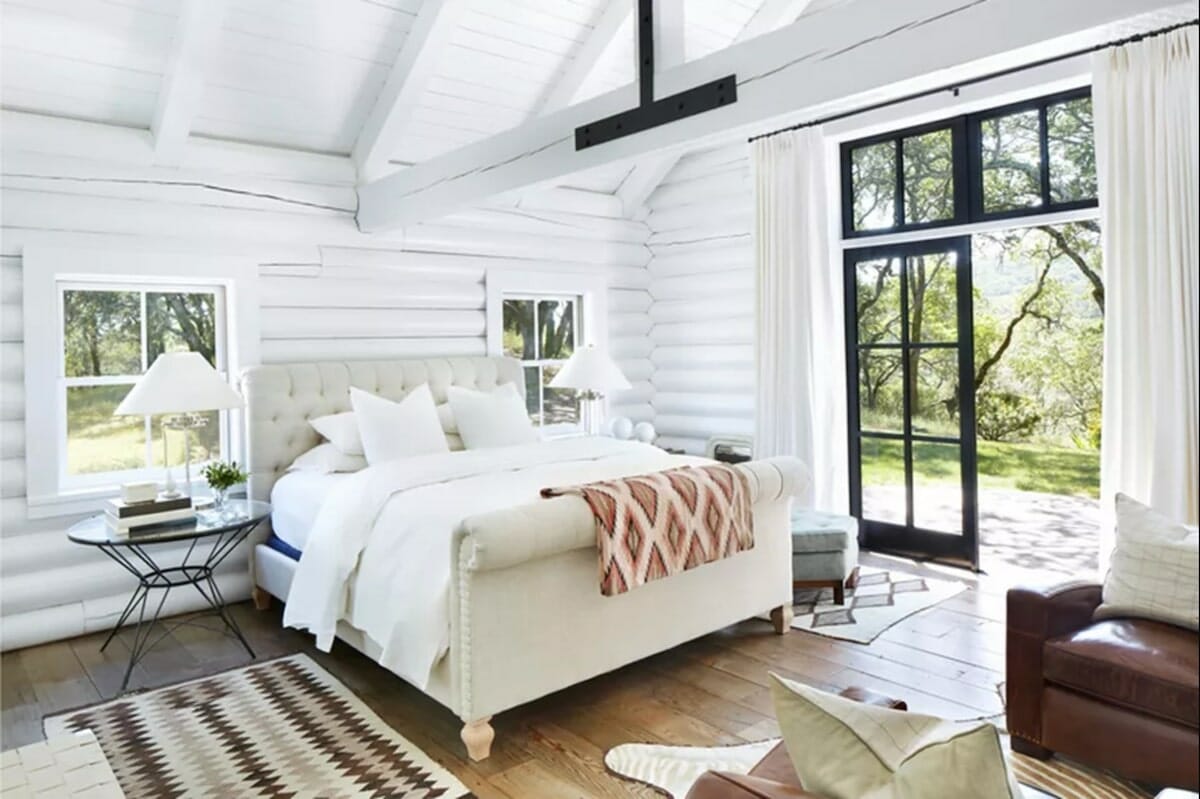 interior design instagram accounts - the spruce cozy cabin bedroom (1)