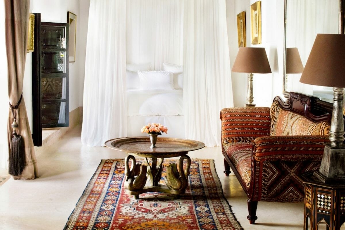 Colorful hotel by one of the famous hotel interior designers - L'hotel Marrakesh