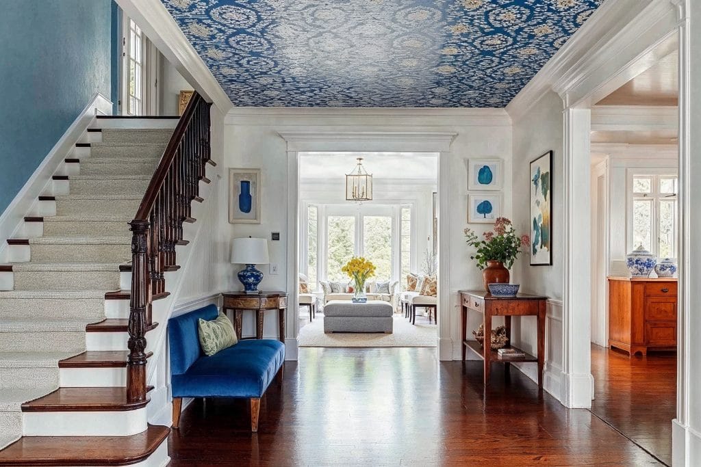 Eclectic hallway decor by Decorilla