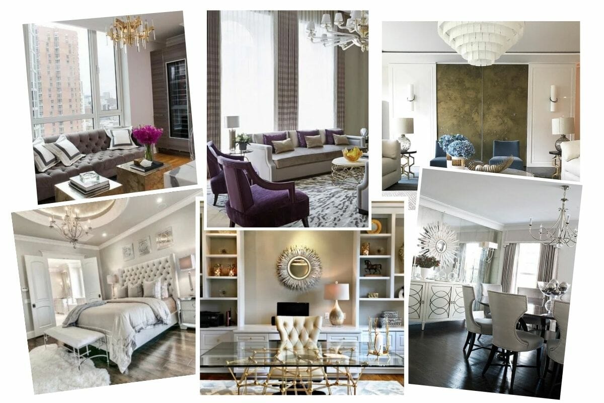 The Inspiration Moodboard for Glam Interior Design