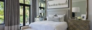 Transitional style home with touches of glam