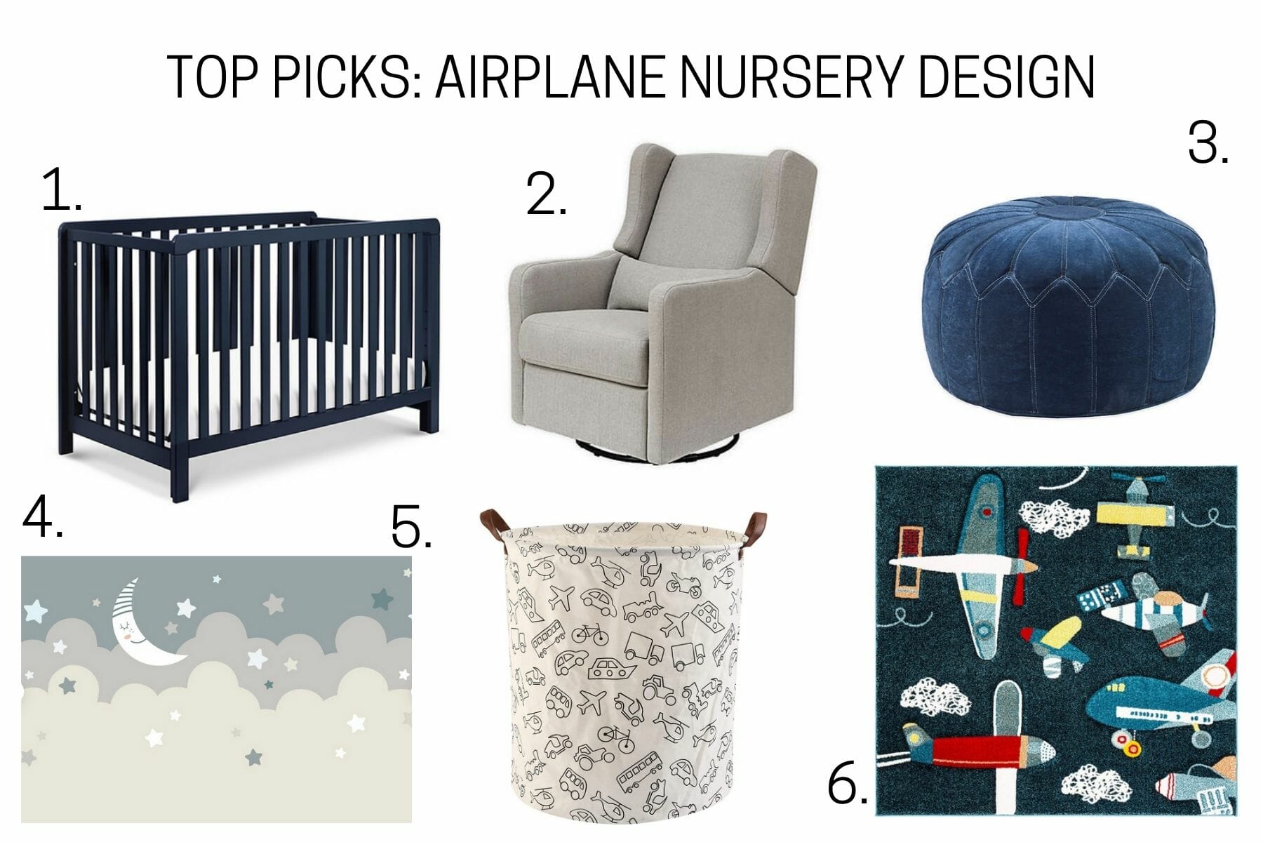 Airplane nursery design top picks