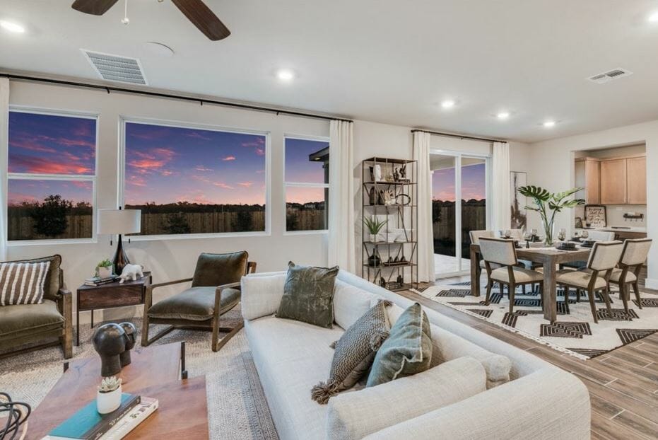 Modern living room by top Colorado Springs interior designer, Cindy Senger