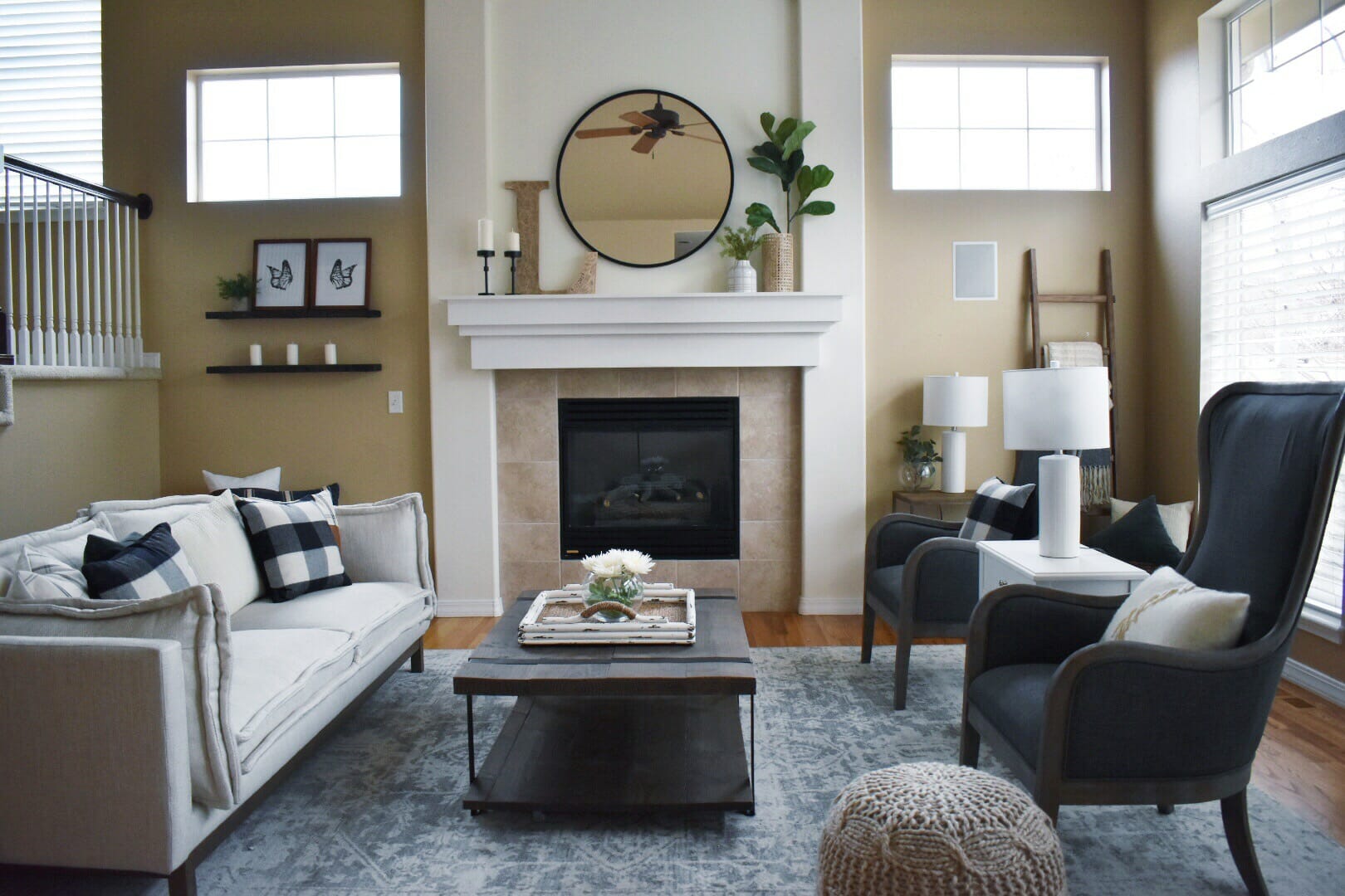 Traditional living room by top interior decorator colorado springs - alyssa H