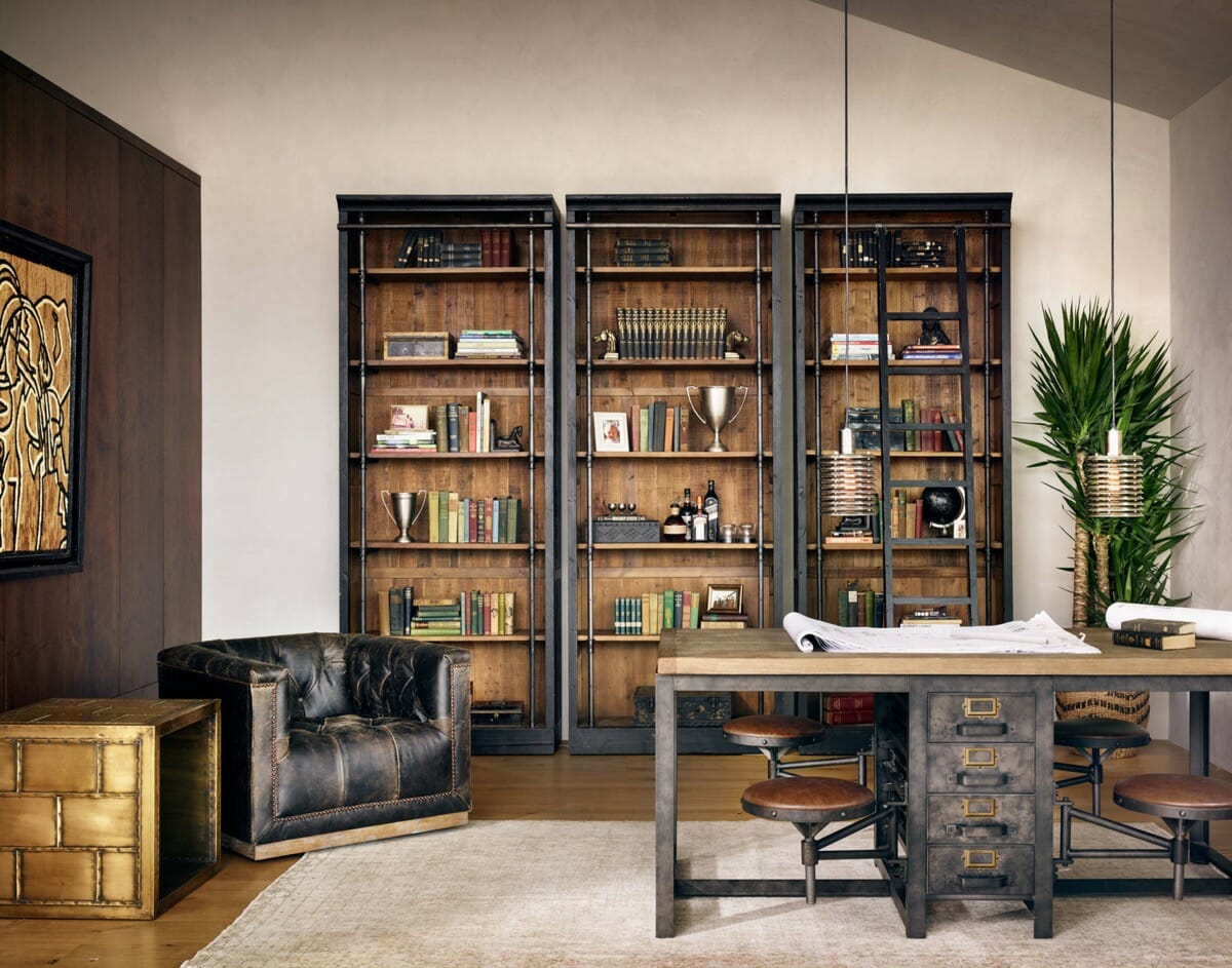 His and her home office interior design