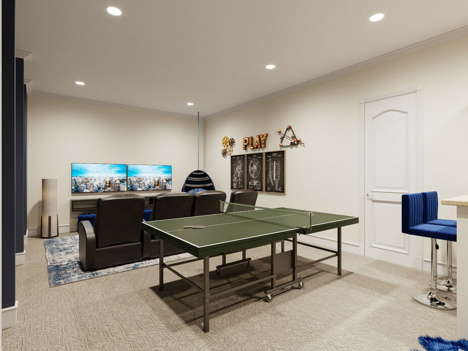 man cave design game room - Farzaneh K