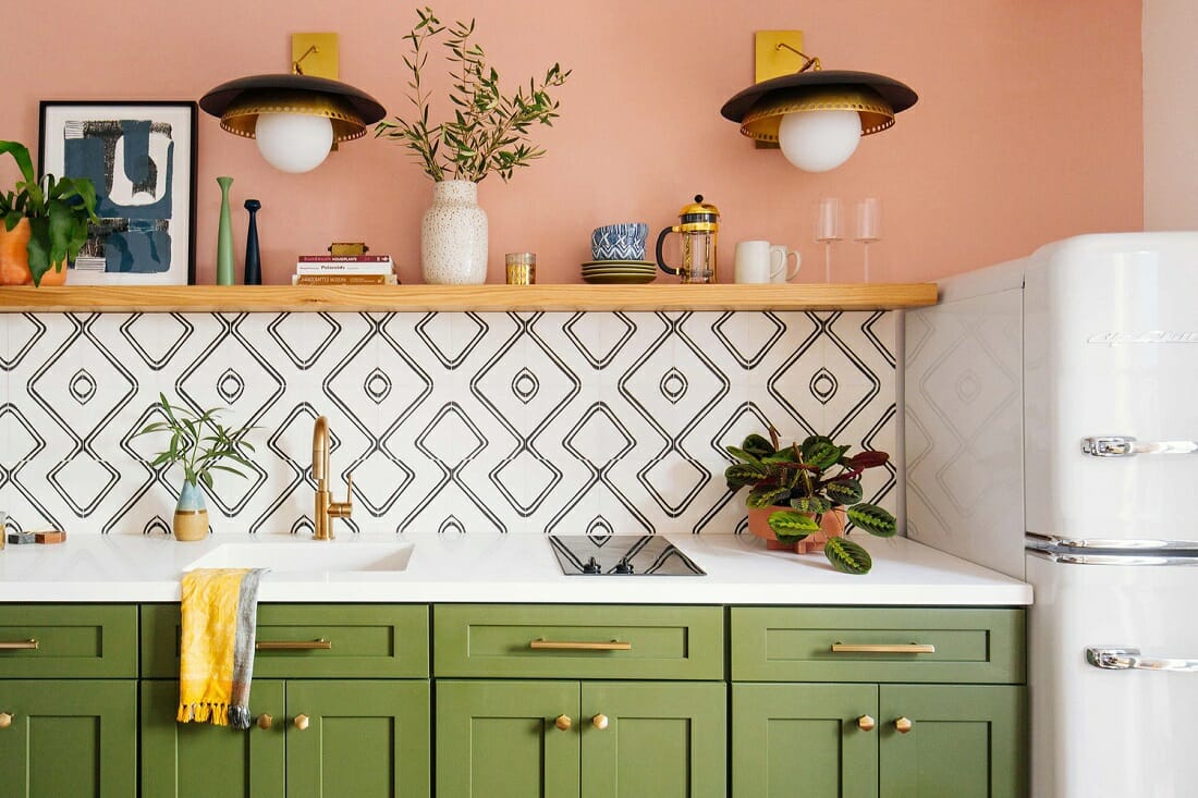 Green kitchen cabinet colors - Old Brand New