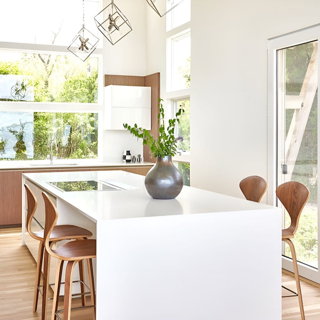 Lighting in kitchen interior design by Decorilla designer, Elizabeth G.